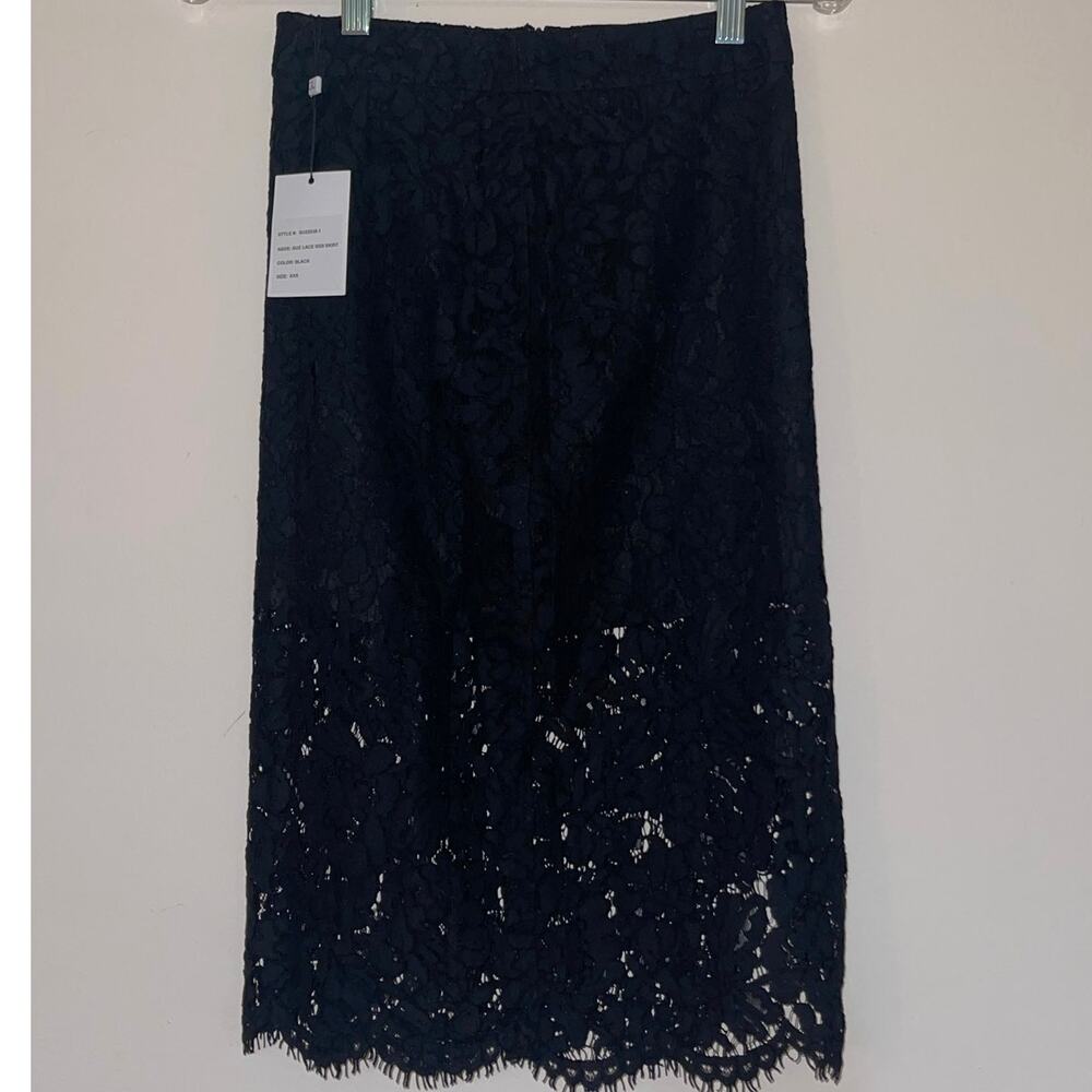 Generation Love Black Lace Midi Skirt - Picture 5 of 7